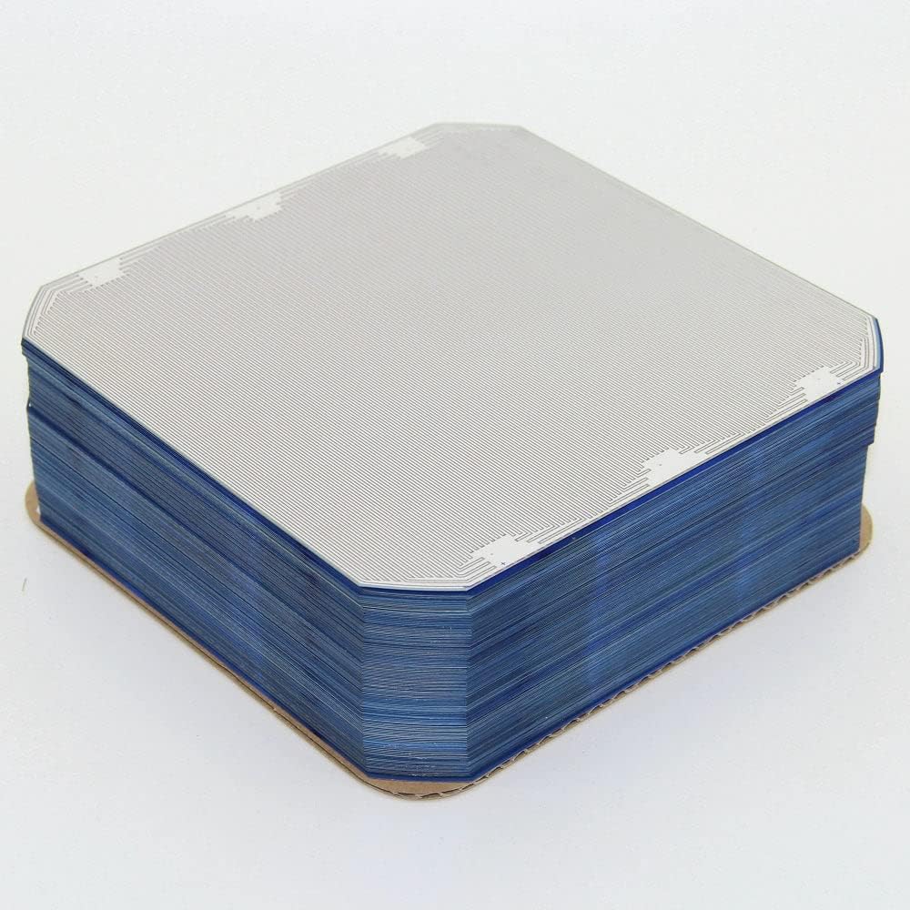 Sunpower Flexible Solar Cells E60 C60 5x5 3.6W Monocrystalline Cells for DIY Panels (500, +2 Busbars Per Cell) - Image 4