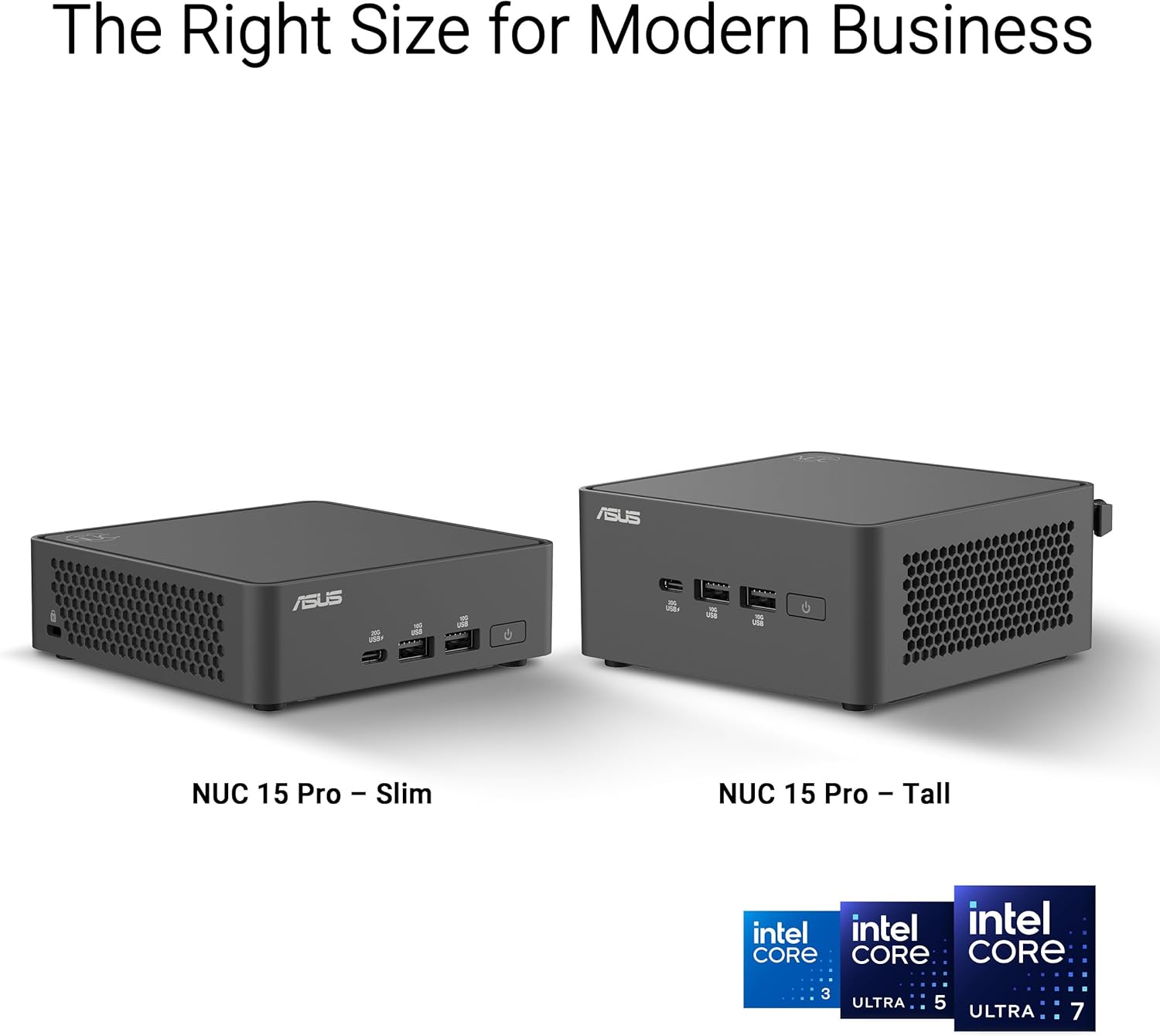 ASUS NUC 15 Pro Slim Barebones Mini PC with Intel Series 2 Core 5 210H, up to 96GB DDR5 RAM, Dual Storage Design, Thunderbolt™ 4, Wi-Fi 7 & Bluetooth 5.4, Toolless Chassis Access, VESA Mount Included - Image 6