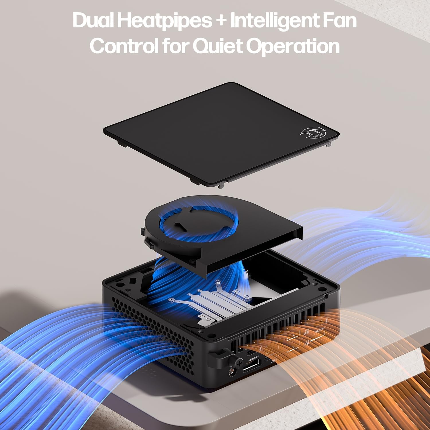 ASUS NUC 15 Pro Mini Desktop Computer, Intel Series 2 Core 7 240H(10C/16T, Up to 5.2GHz), 32GB DDR5 RAM, 2TB PCIe SSD, Micro PC Win 11 Pro, Intel Graphics, Thunderbolt 4, WiFi 7, 8K/Quad 4K HDR, VESA - Image 2