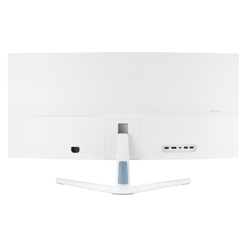 ASUS 34” Ultra-Wide Curved Eye Care Monitor (VU34WCIP-W) – WQHD (3440x1440), 1500R Curvature, Frameless, 100Hz, Nano-ion, SmoothMotion, Eye Care Plus, USB-C PD 65W, Speakers, 3 yr Warranty - Image 4